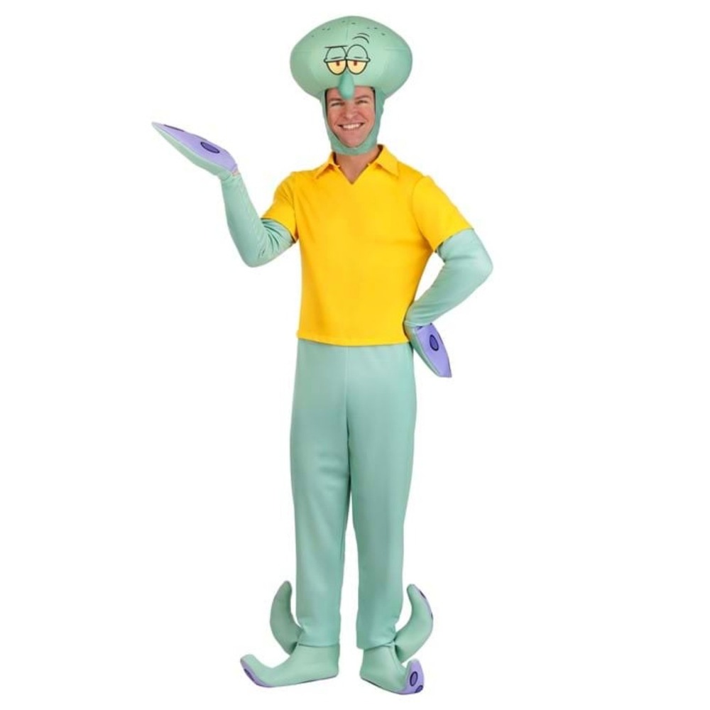 SpongeBob SquarePants Squidward Adult Halloween Costume M Cartoon Cosplay Funny